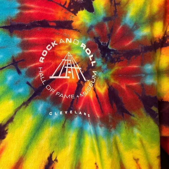 Rock N RollHall of Fame tie dye size Medium unisex T-shirt. “If It’s too loud…. - Picture 2 of 7